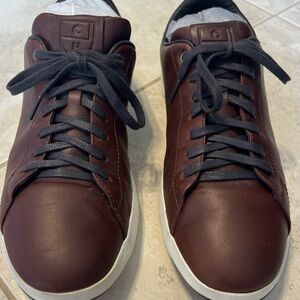 Men's Brown Leather Sneakers